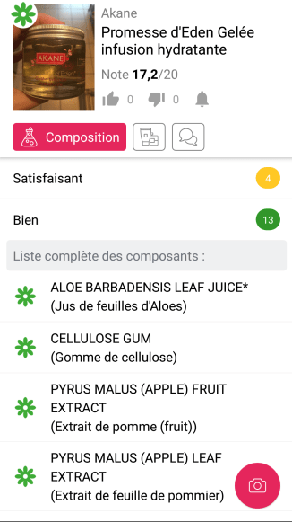 Gelée infusion hydratante Aloe Vera